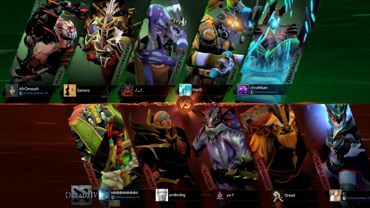 Dread's stream. Dota 2 Earthshaker, Nature's Prophet / 17.02.2017 [3]