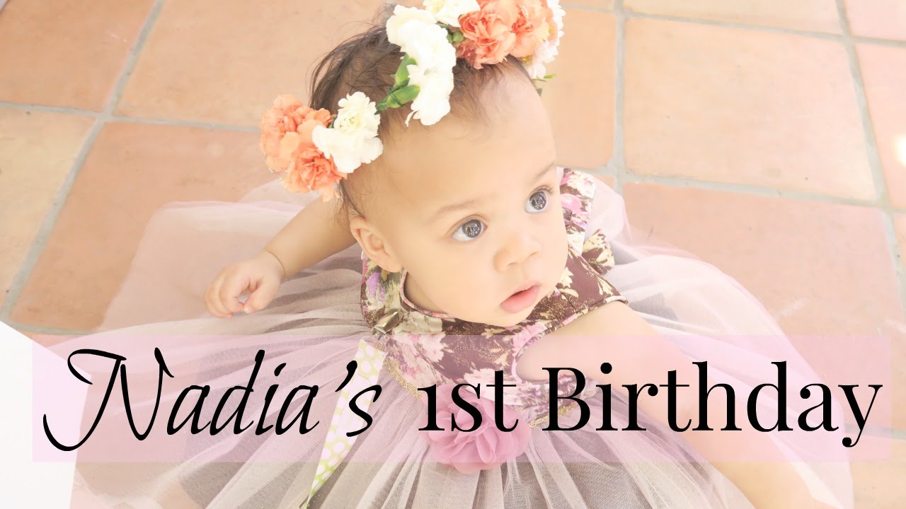 BABY'S FIRST BIRTHDAY! (Secret Garden Theme)