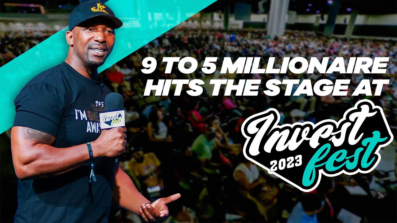 9 to 5 Millionaire On The Main Stage At Invest fest 2023