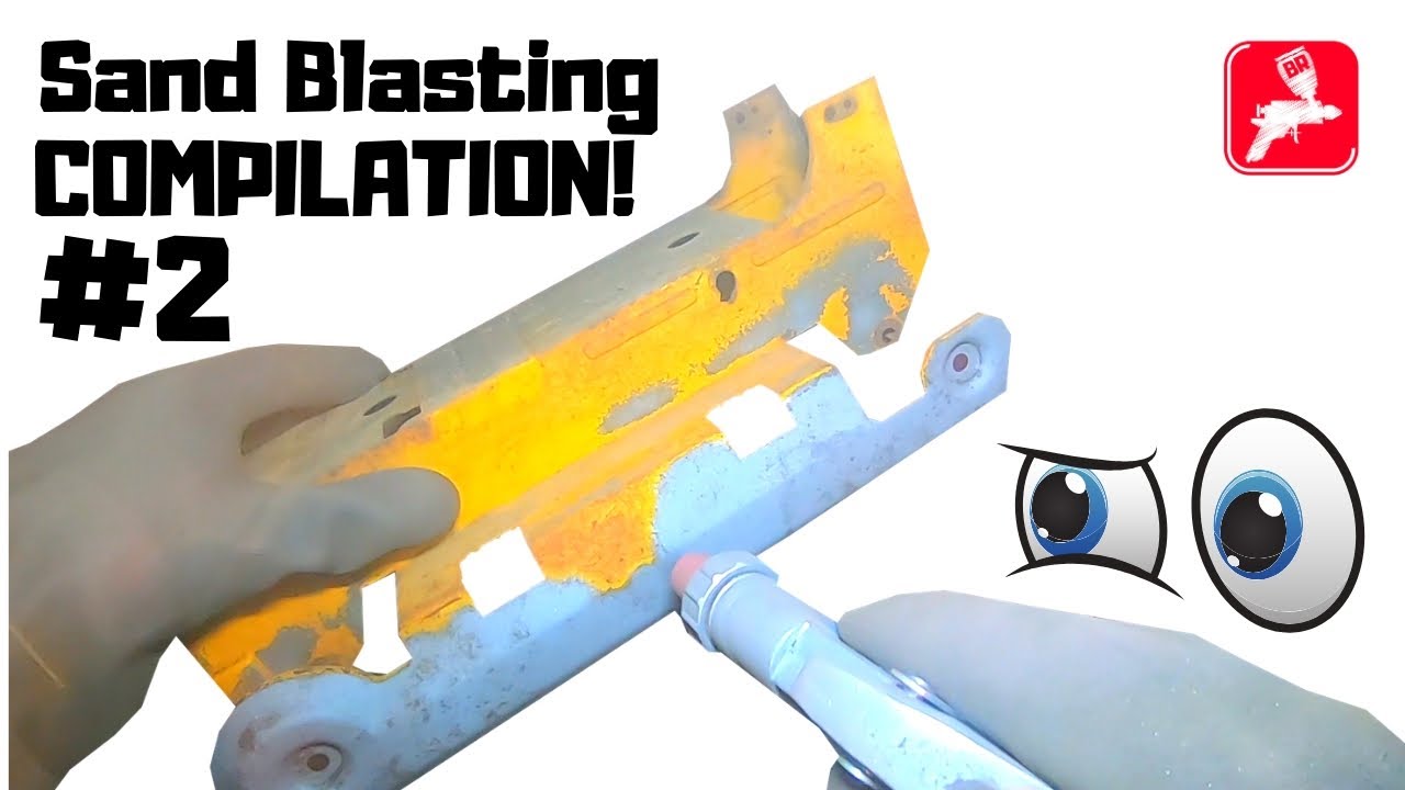 Sand Blasting Only! Satisfying ASMR Paint and Rust Removal Compilation #2!