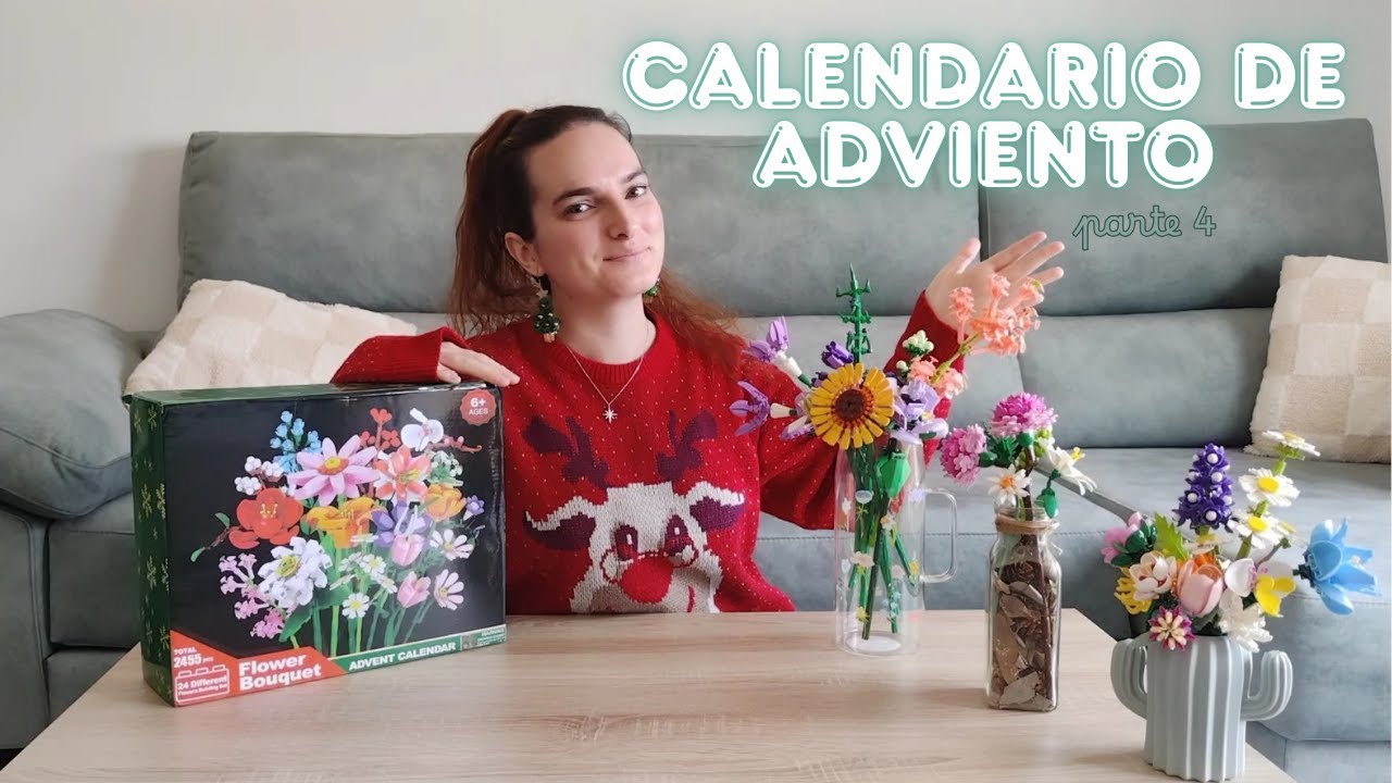 CALENDARIO de ADVIENTO de FLORES imitación de LEGO | parte 4