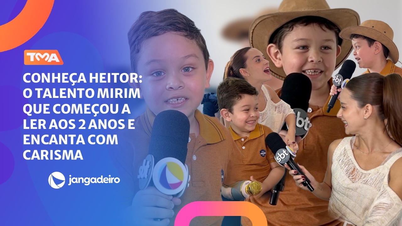 A HISTÓRIA DO PEQUENO HEITOR: O MENINO PRODÍGIO QUE SONHA SER APRESENTADOR