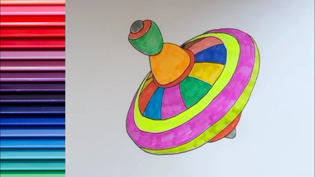How to draw a children's toy Bolalar O`yinchoq rasmini chizish Учимся рисовать детскую игрушку