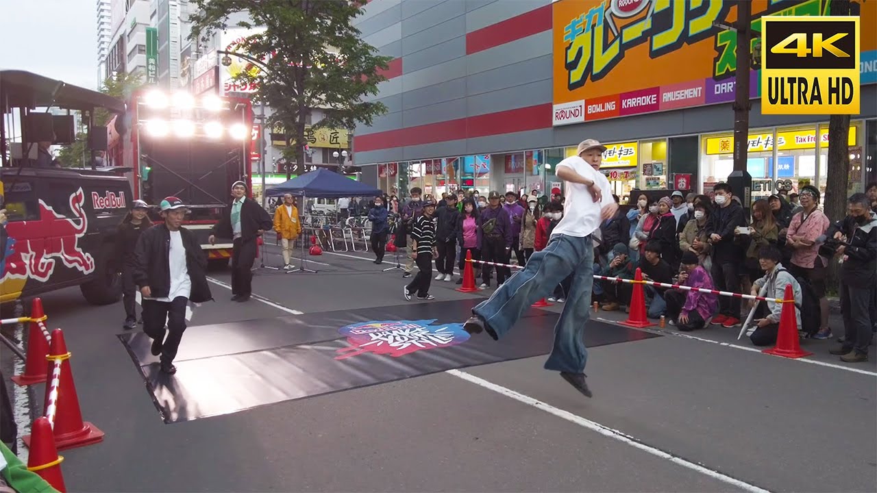 🇯🇵Red Bull Dance Your Style YOSAKOIソーラン祭り 2023／日本 北海道 札幌 中央区 FUNKY!すすきの会場 [4K Binaural ASMR]