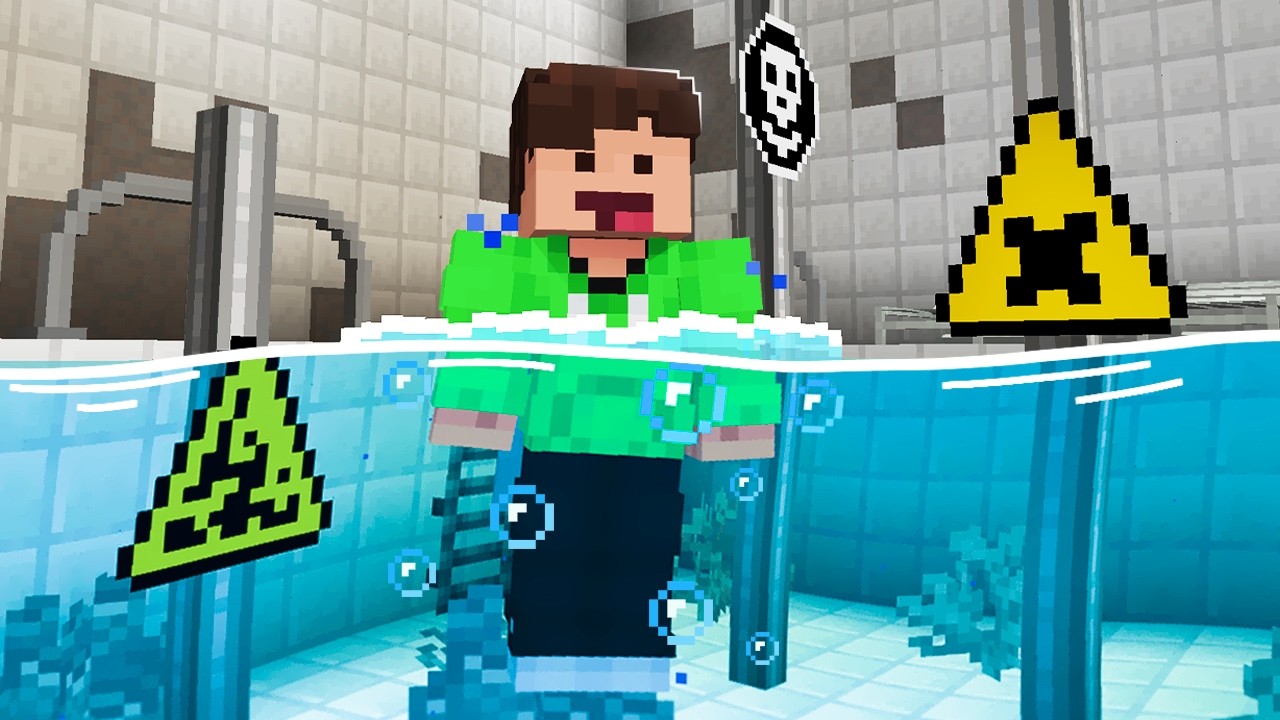 Jag hittade POOLROOMS i Minecraft!