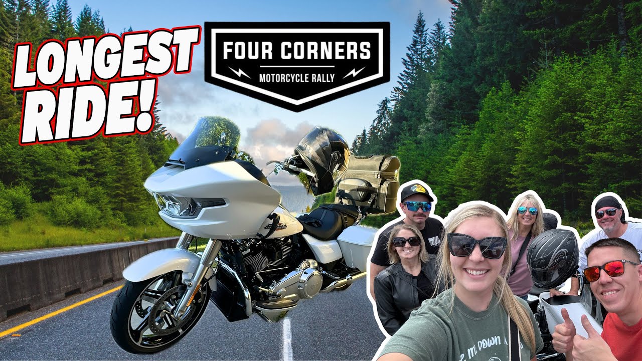 Мы проехали на нашем Harley Davidson Road Glide 2024 года более 650 миль! — Four Corners Motorcyc...