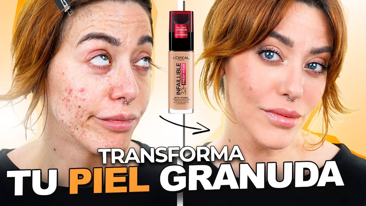 🔴 NUEVA BASE LOREAL INFALIBLE 32H Fresh wear Vitamina C | ¿Funciona en PIEL GRASA y ACNÉ?