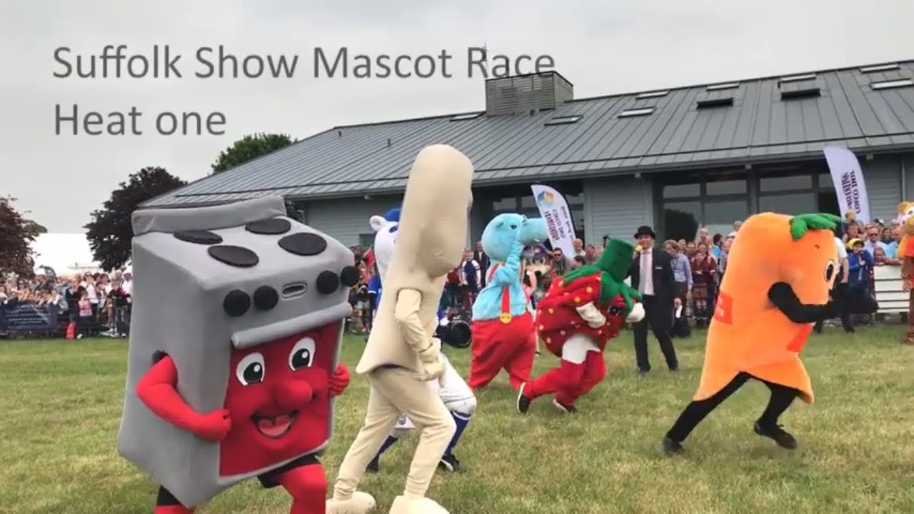 Hilarious footage from Suffolk Show Mascot Race 2018