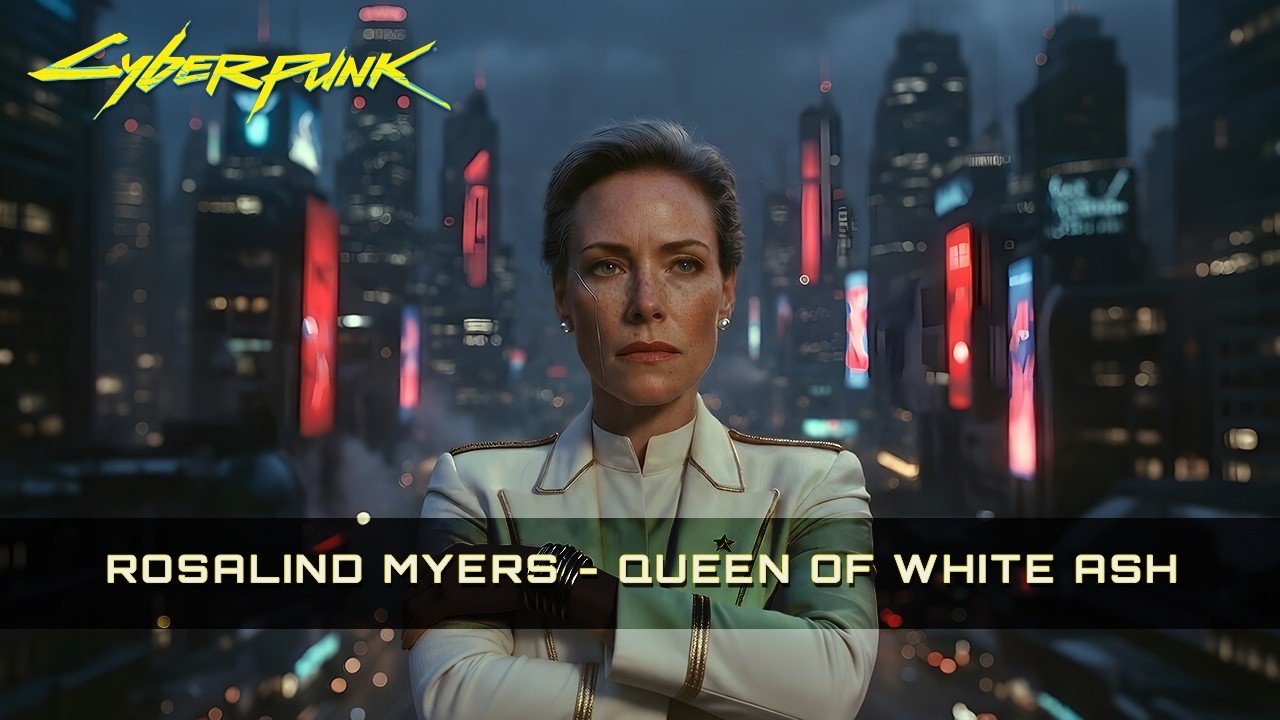 QUEEN OF WHITE LIES - Rosalind Myers 🌆⚡ | Cyberpunk 2077: Phantom Liberty (Industrial Rock) 🦁