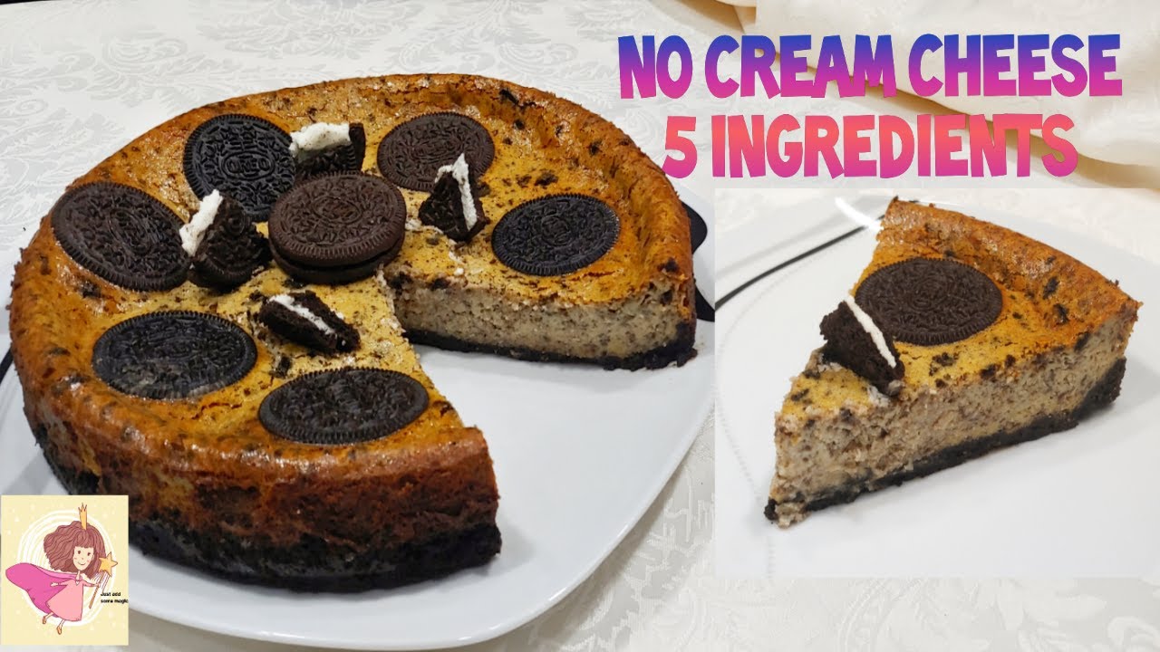 OREO COTTAGE CHEESE CAKE | ONLY 5 INGREDIENTS | NO CREAM CHEESE
