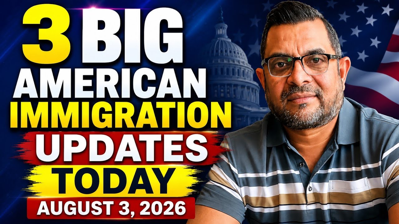 🇺🇸 3 Big American Immigration Updates Today | August 3, 2026