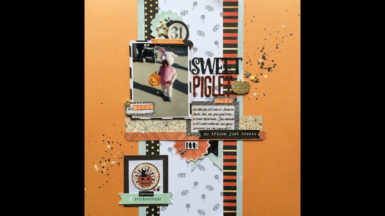 Scraptastic Design Team Layout #4 - Sweet Piglet