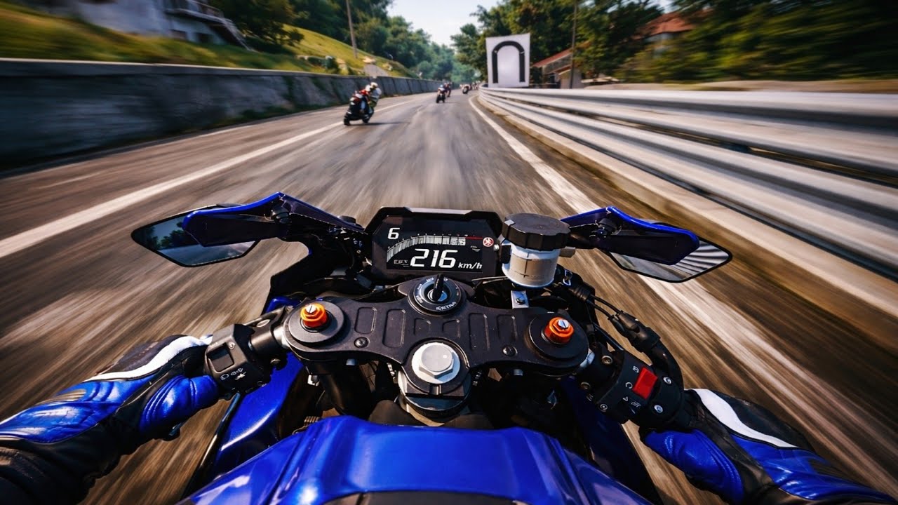 YAMAHA YZF R7 - FRENCH RIVIERA TRACK #ride6 