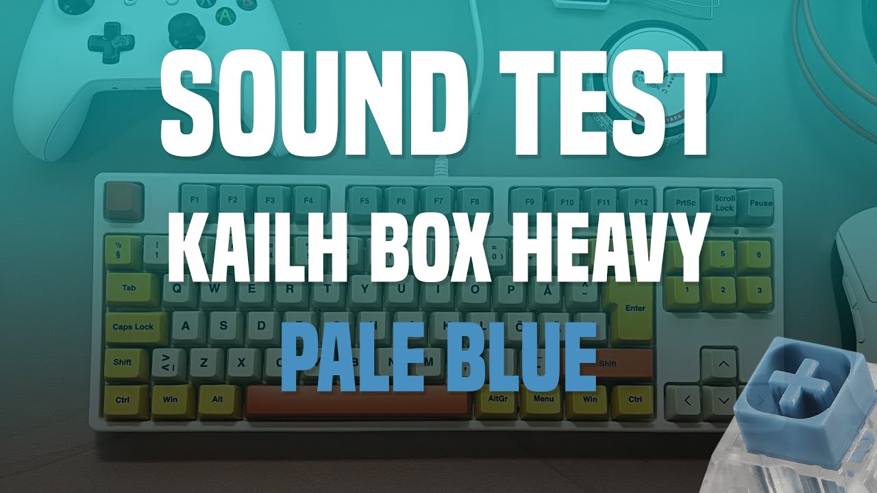 Kailh BOX Heavy Pale Blue - Mechanical Switch Sound Test
