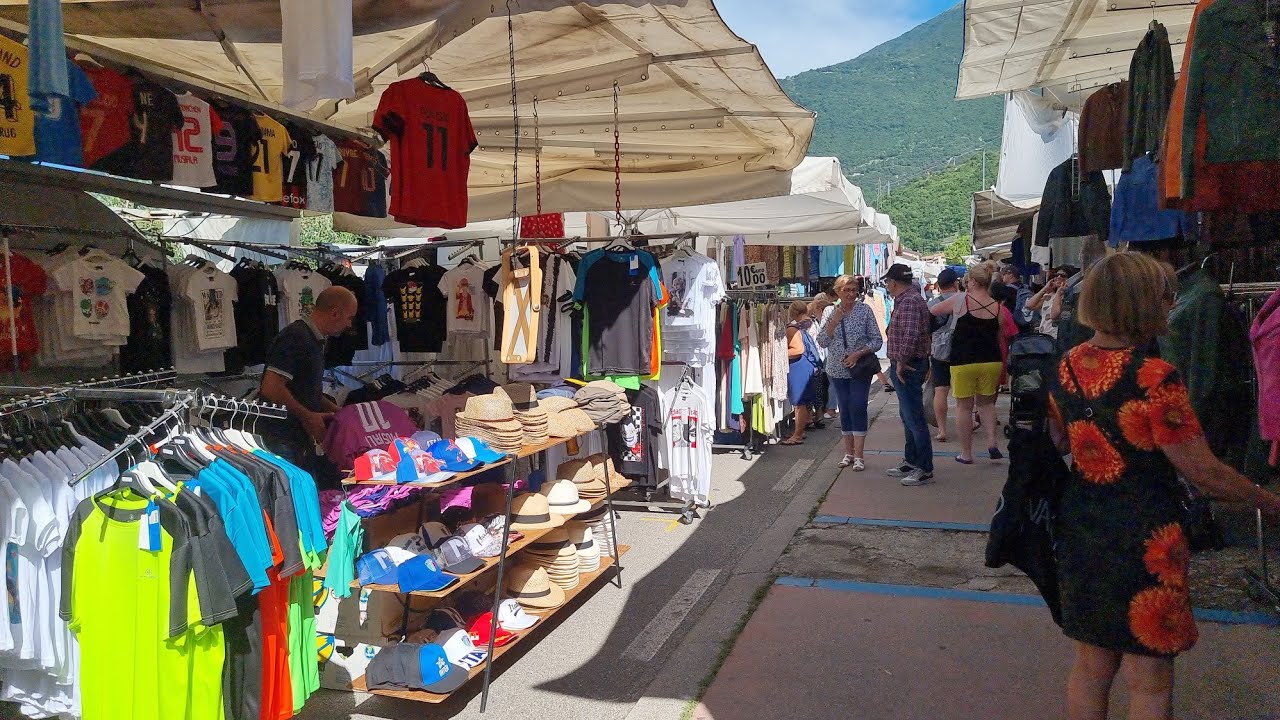 Mercato Settimanale Toscolano Maderno June 27 2024 4K