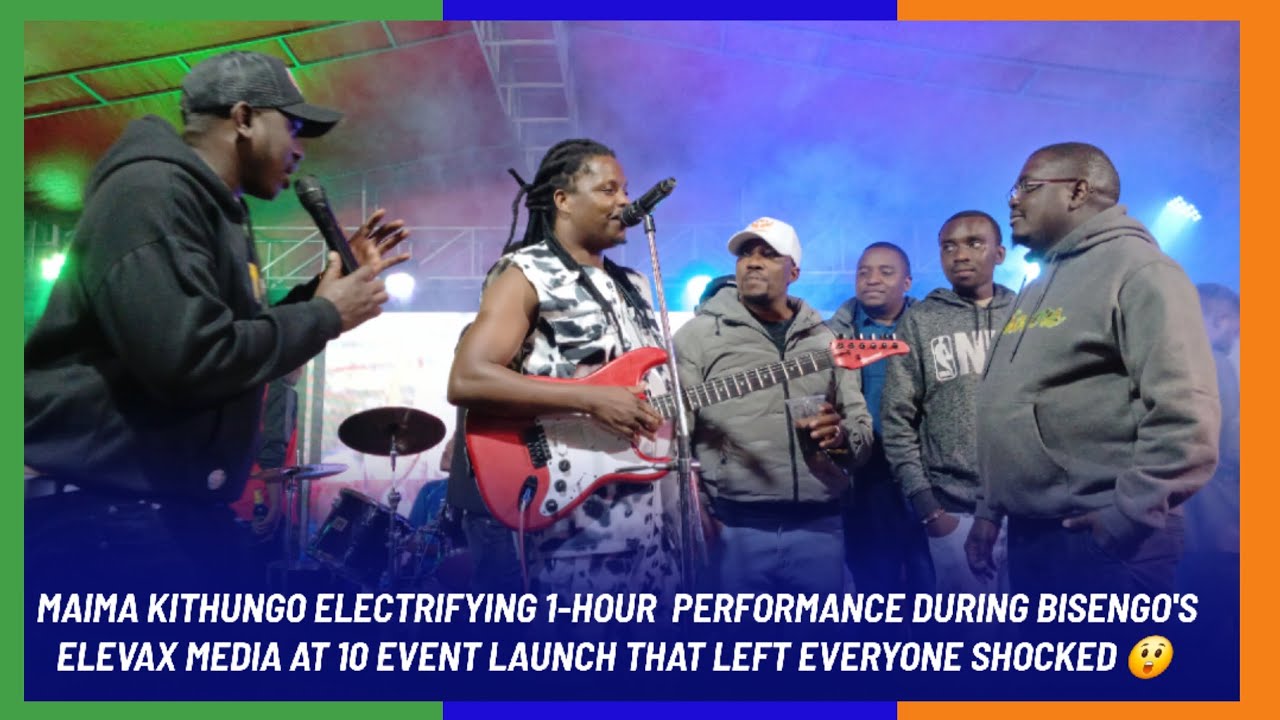 MAIMA KITHUNGO ELECTRIFYING 1-HOUR  PERFORMANCE DURING BISENGO'S ELEVAX MEDIA AT 10 EVENT LAUNCH.