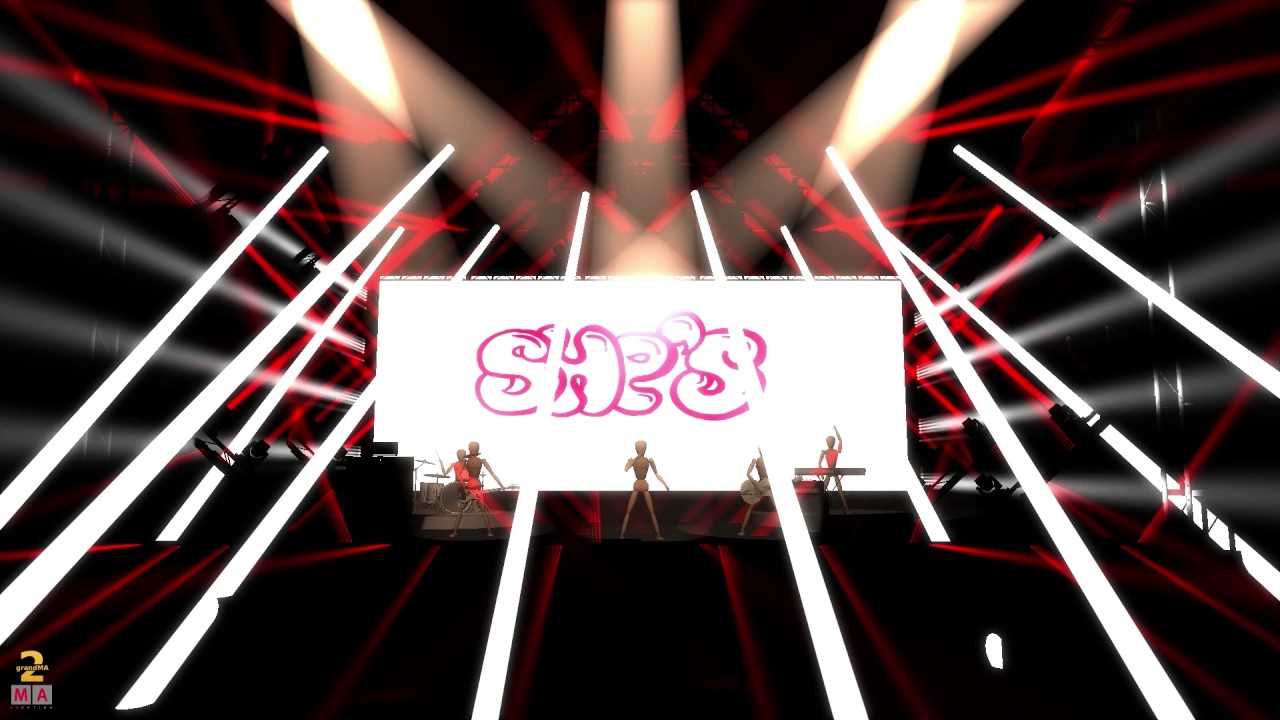 Grandma2 Lightshow | Felix Jaehn - Hot2Touch | MA 3D PreViz