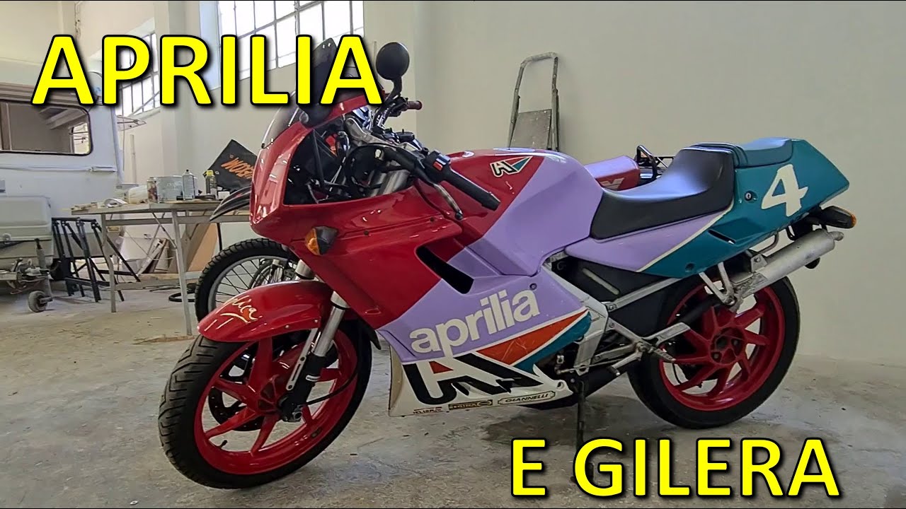 Aprilia AF1 Sintesi 1989 a confronto con le coetanee Gilera!