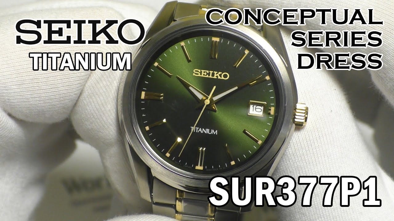 SEIKO SUR377P1 CS Dress TITANIUM