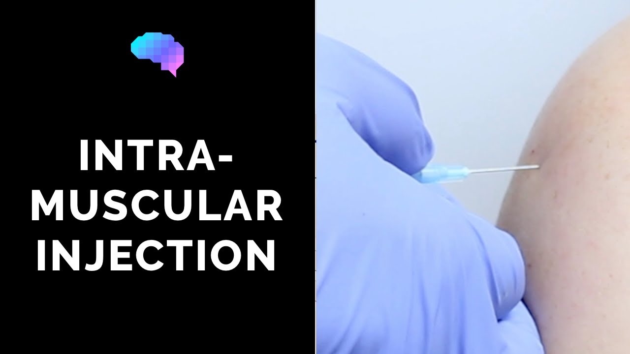 Intramuscular (IM) injection - OSCE Guide | UKMLA | CPSA | PLAB 2