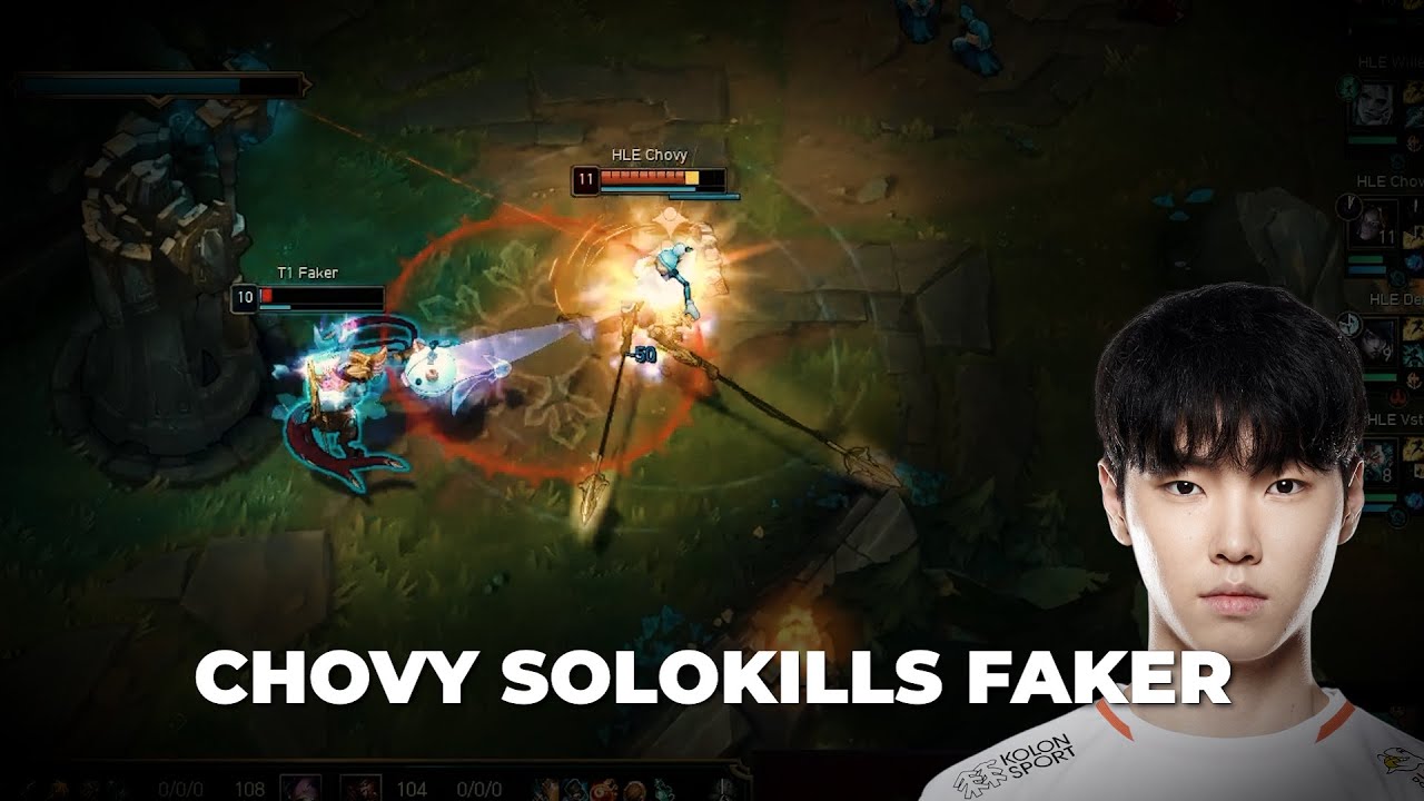 Chovy Solokills Faker | HLE Chovy