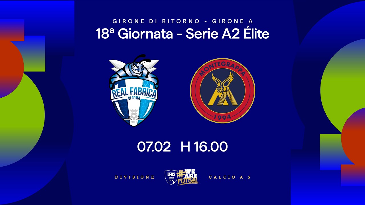 Real Fabrica-Montegrappa 7-1 | 18ª giornata | Serie A2 Élite 2025/2026 - Girone A