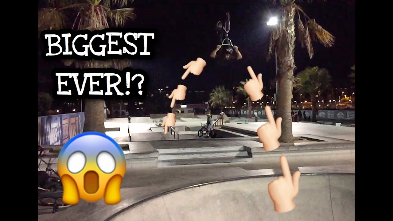 BIGGEST FRONTFLIP AT A SKATEPARK?!