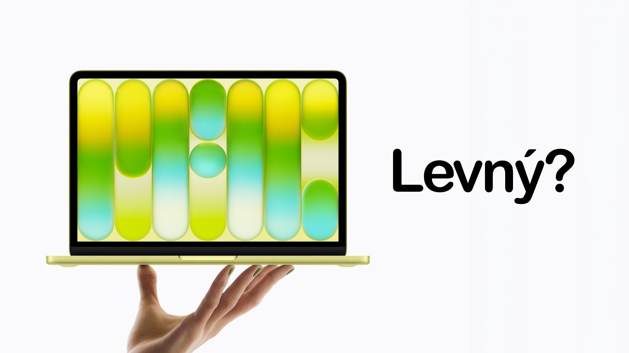 Nejlevnější MacBook Neo a další Apple novinky