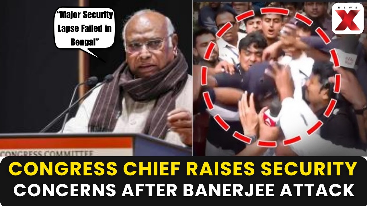 Mallikarjun Kharge Condemns Attack On Abhishek Banerjee, Questions Security Lapse | NewsX