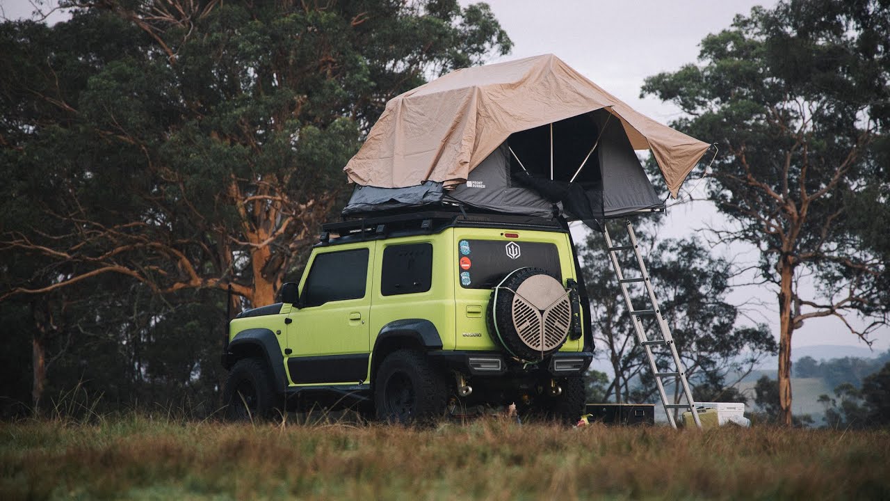 Одиночный кемпинг с Suzuki Jimny | Кемпинг с кенгуру в Голубых горах, Австралия