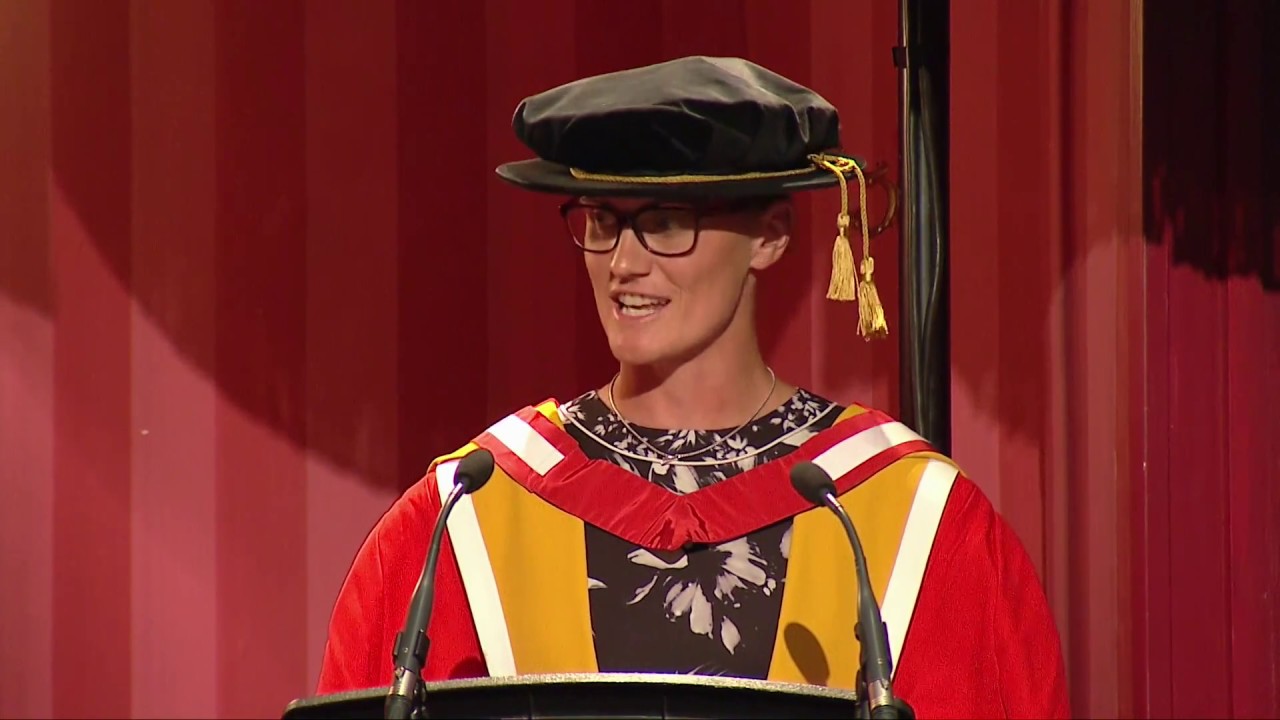 Olympic rower Heather Stanning receives an Honorary Degree from the University of Bath
