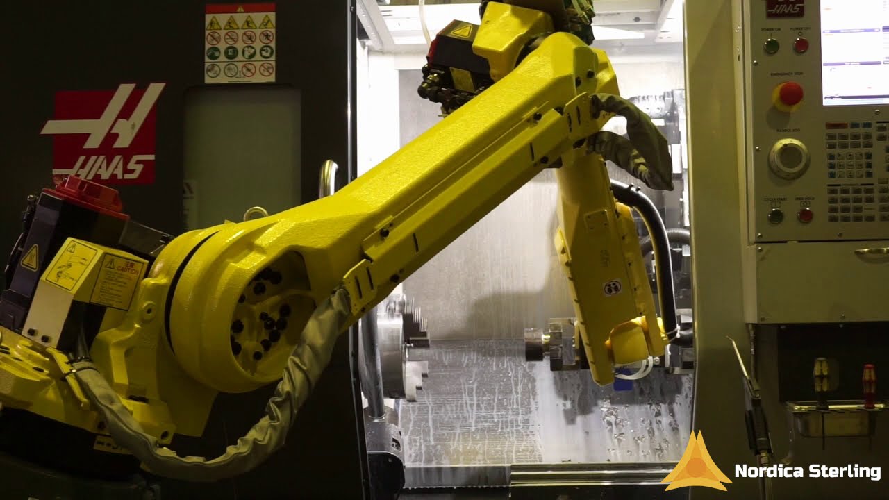 Haas Machine Tool Loading Robot