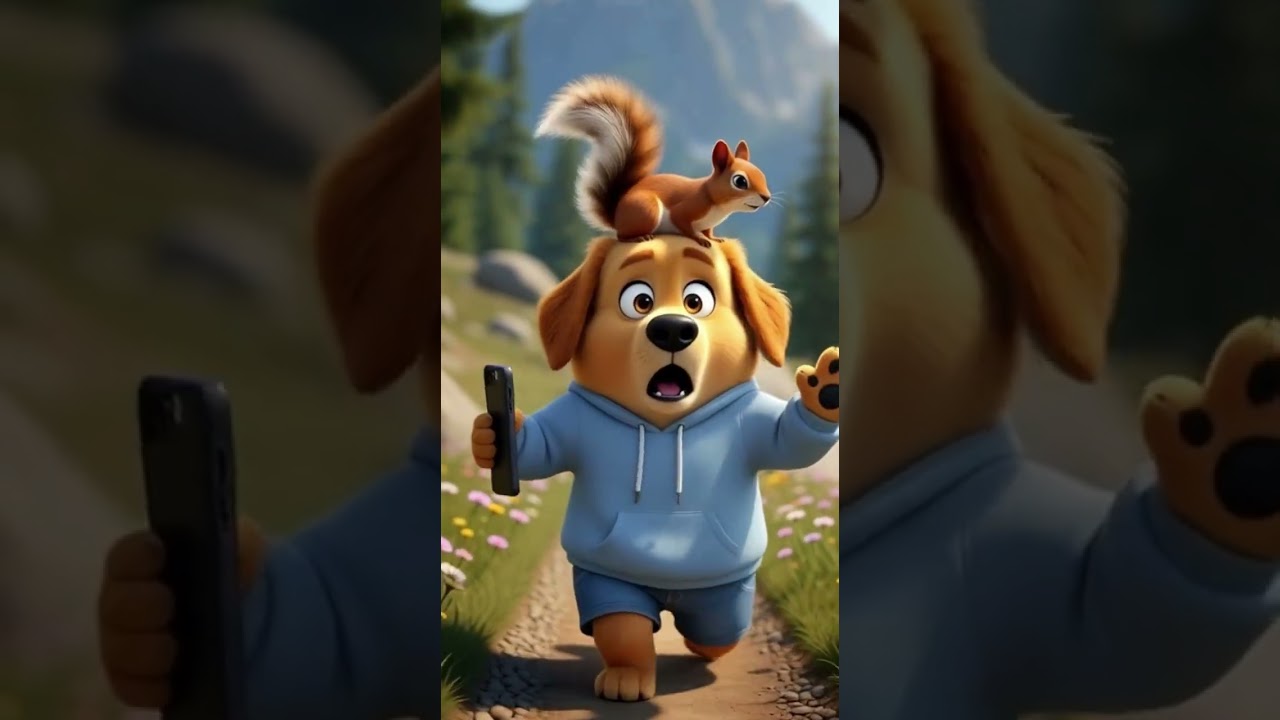 47.Ai dog | Golden Retriever | Get off your phone | Ai Animal |AI Animals Accident 