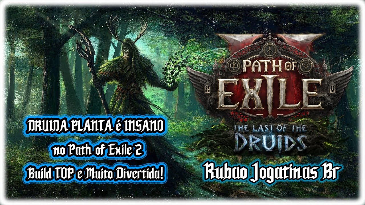 DRUIDA PLANTA é INSANO no Path of Exile 2 🌿 Build Muito Divertida!(Só Demonstração Gameplay)