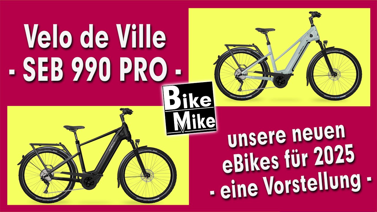 NEUE eBIKES für 2025!!! | Velo de Ville | SEB 990 PRO | Custom-Made vom deutschen Hersteller
