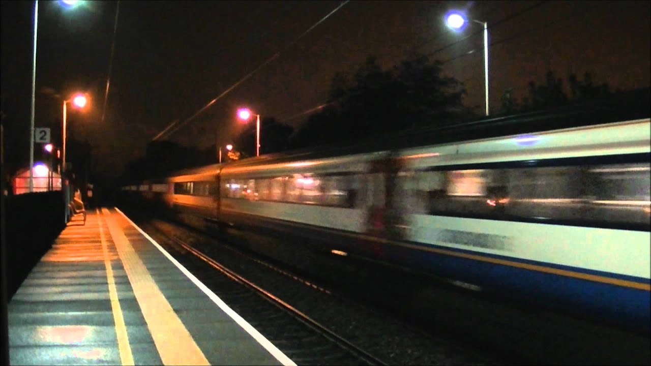 East Midlands Trains 43*** and 43064 at Sandal & Agbrigg 25/10/11