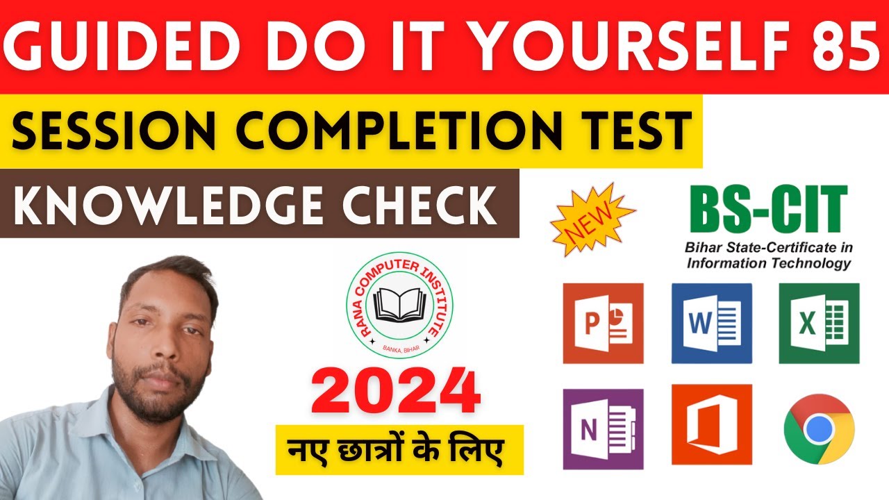 GUIDED DO-IT-YOURSELF SESSION 85 | BS-CIT SESSION 43 [HINDI]