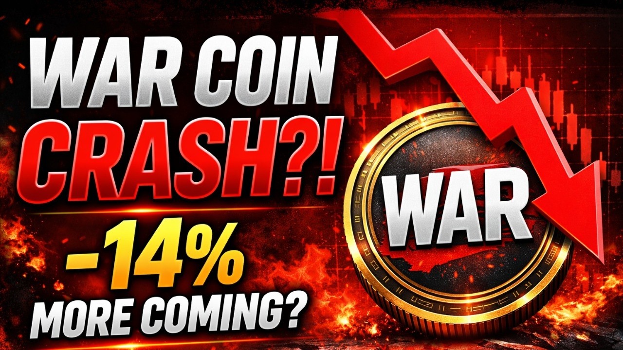 Обвал WAR Coin?! Падение на 14% после миграции | Следующий шаг &mdash; $0,02?