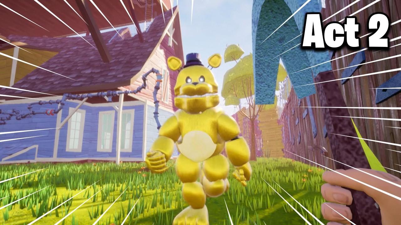 Surviving Fredbear in Act 2 – Hello Neighbor