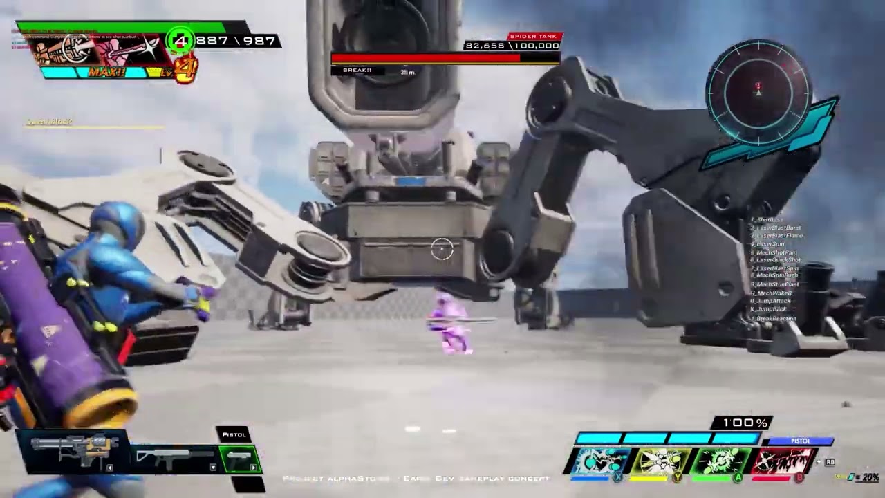 ALPHA STORM: Boss Battle concept