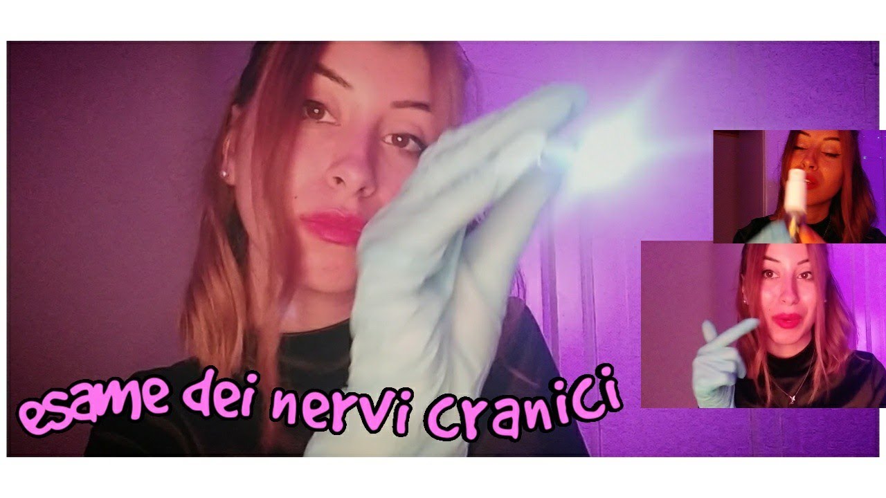 🇮🇹ASMR ITA• ROLEPLAY MEDICO ,ESAME DEI NERVI CRANICI   #roleplaymedico #roleplay #asmrita
