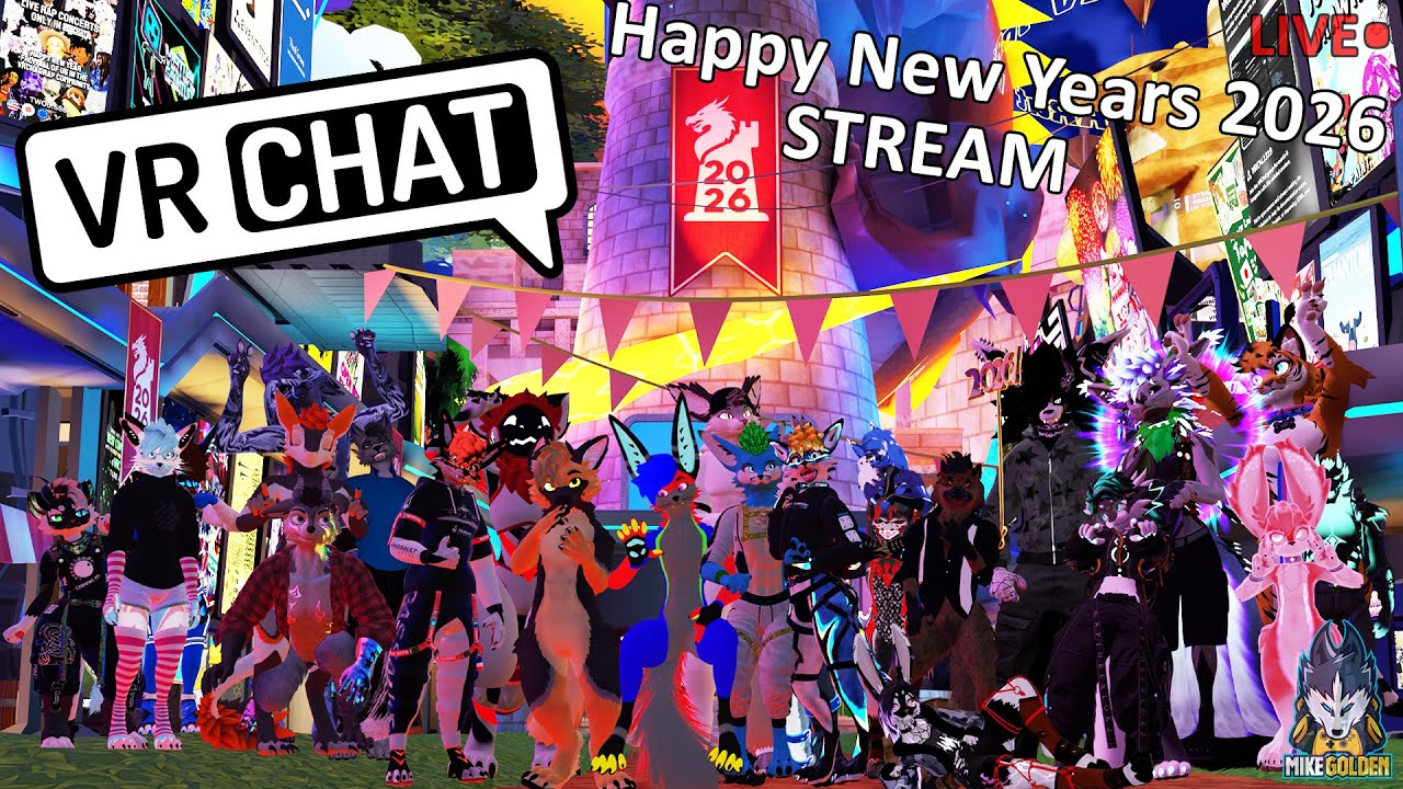Happy New years 2026 | Come Hang Out With Us [Chilling In VRChat] | VRChat Livestream 2025 Into 2026