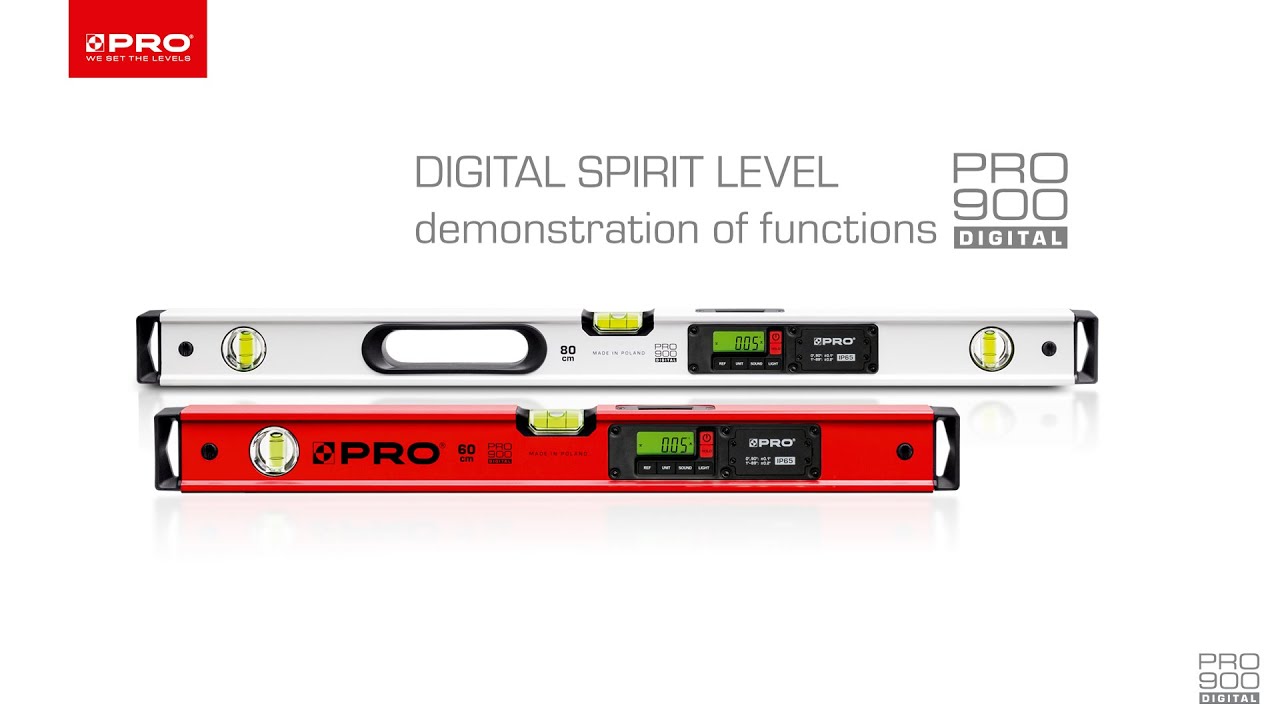 PRO900 DIGITAL Spirit Level Manual