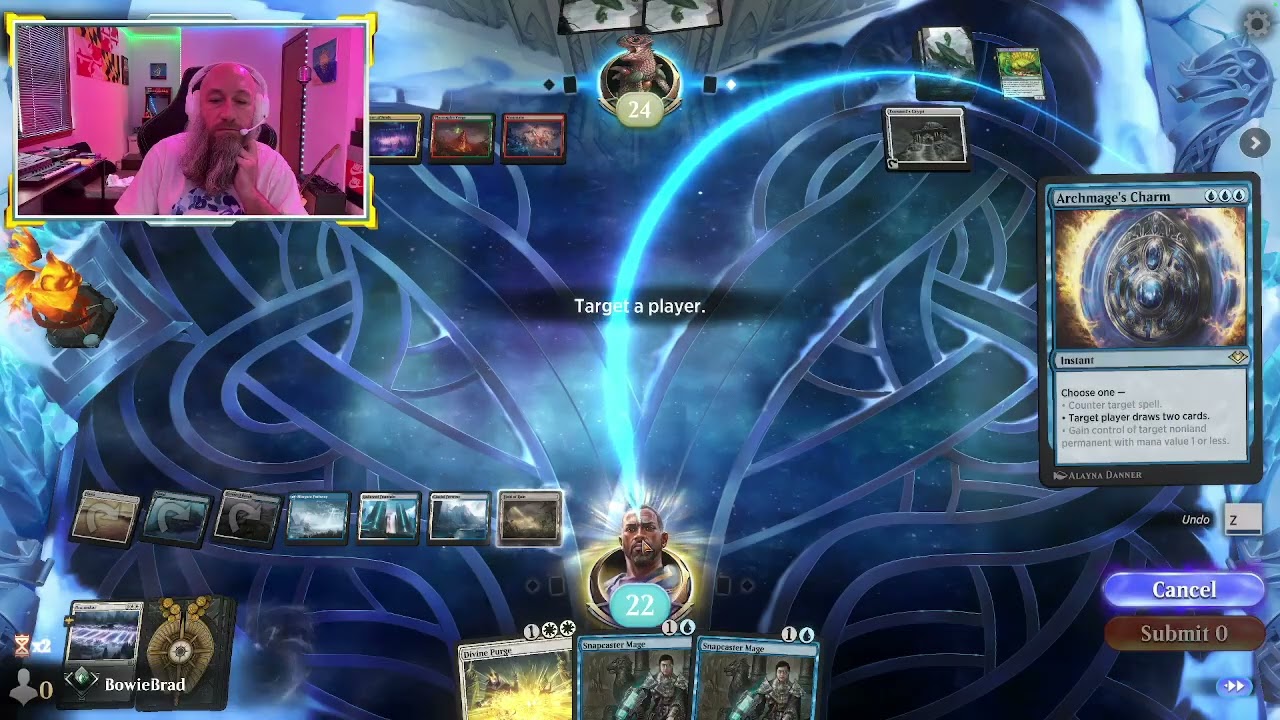 MTG Arena Historic UW Control vs. Dinosaurs