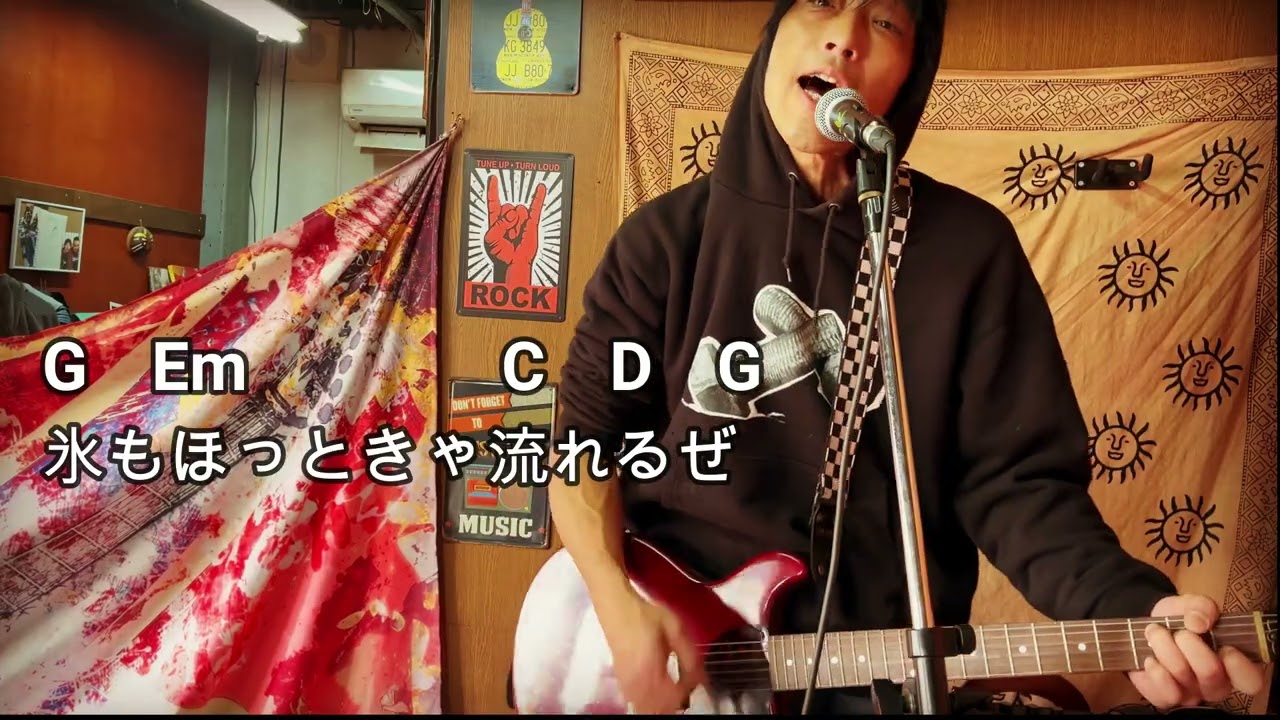 タリホー - クロマニヨンズ - 弾き語りカバー　歌詞、コード付き