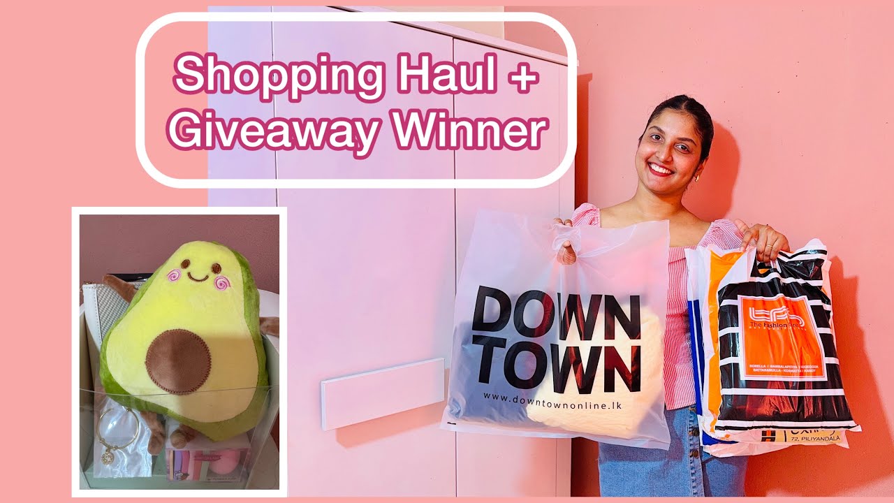 New Year Shopping Haul + Giveaway Winner 🙊😍💝
