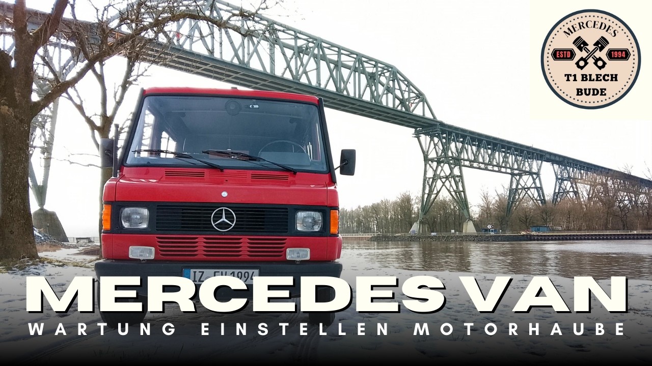 Motorhaube klemmt! Schnelle & einfache Wartung - Haubenschloss & Seilzug beim Mercdes T1 Bremer Van