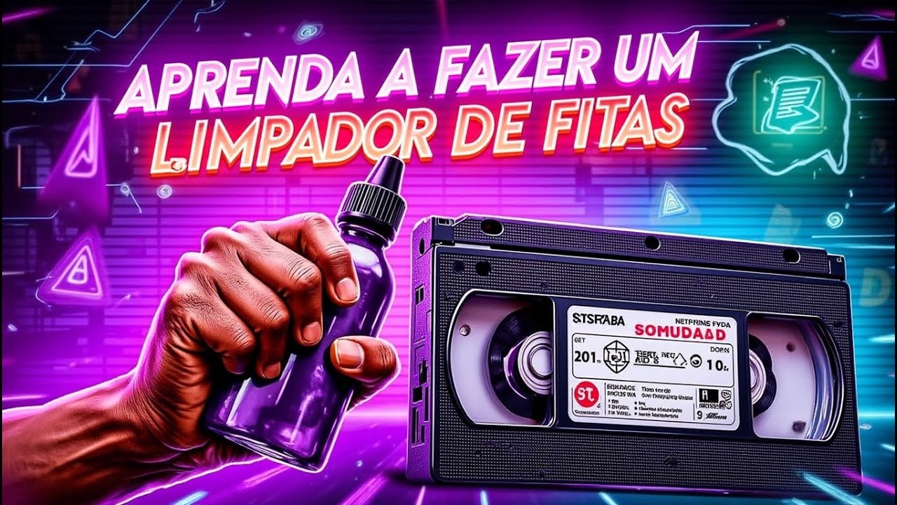 COMO CRIAR UM LIMPADOR DE FITAS VHS - PASSO A PASSO