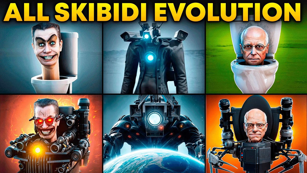 Evolution of All Skibidi Toilets (7-77)🔥( TITANS, ASTRO, G-TOILET, TV MAN, SPEAKERMAN )