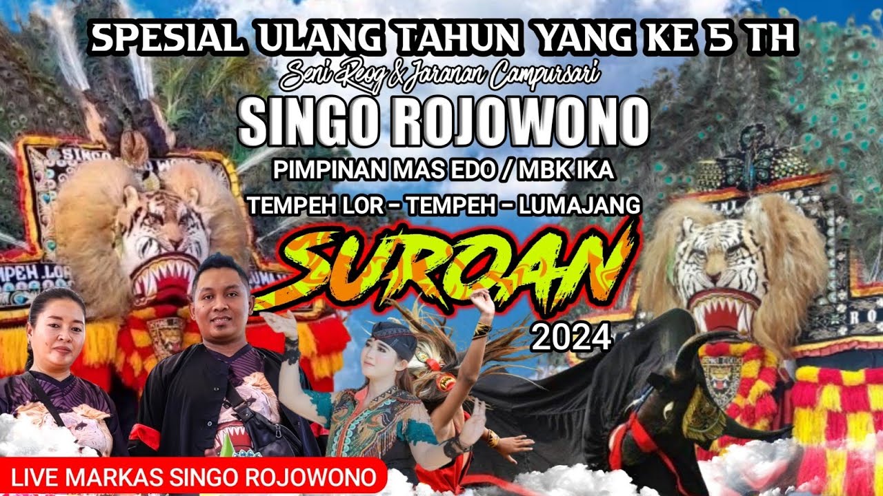 SURO ❗REOG SINGO ROJOWONO 2024 Terbaru